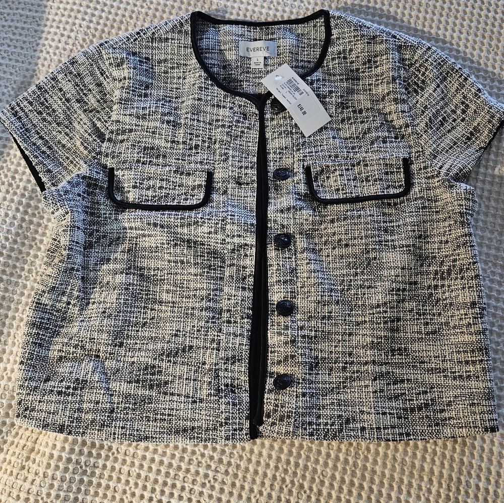 Evereve Tweed Jacket - Picture 3 of 4